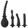Black Velvets Silicone Douche with 4 Attachments — фото N1