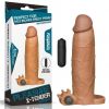Lovetoy Pleasure X Tender Vibrating Penis Sleeve Add 3 inch (LV1066) — фото N4
