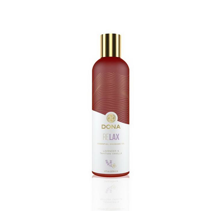 DONA Relax Lavender & Tahitian Vanilla Essential Massage Oil