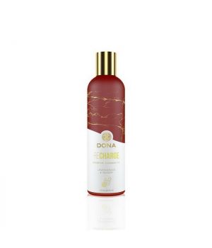 DONA Recharge Lemongrass & Ginger Essential Massage Oil