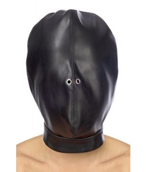 Fetish Tentation Closed BDSM hood in leatherette