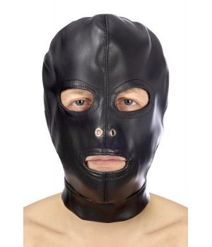 Fetish Tentation Open mouth and eyes BDSM hood