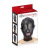 Fetish Tentation BDSM hood in leatherette with removable mask — фото N3