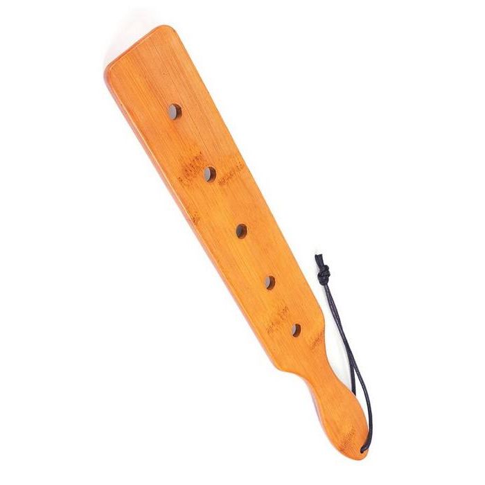 Fetish Tentation Paddle 5 Holes Bamboo