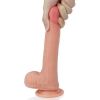 Lovetoy Dual layered Platinum Silicone Cock 8'' — фото N5