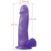 Lovetoy Jelly Studs Crystal Dildo Large 8" — фото N12