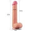 Lovetoy Dual Layered Platinum Silicone Cock 12" (LV411013) — фото N15
