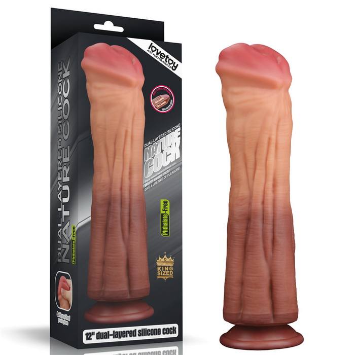 Lovetoy Dual layered Platinum Silicone Cock (LV411016)