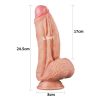 Lovetoy Dual layered Platinum Silicone Cock (LV411014) — фото N3