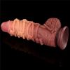 Lovetoy Dual layered Platinum Silicone Cock with Rope 9.5'' (LV411071) — фото N6
