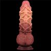Lovetoy Dual layered Platinum Silicone Cock with Rope 9.5'' (LV411071) — фото N14