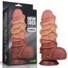 Lovetoy Dual layered Platinum Silicone Cock with Rope 9.5'' (LV411072) — фото N1