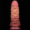 Lovetoy Dual layered Platinum Silicone Cock with Rope 9.5'' (LV411072) — фото N16