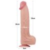Lovetoy King Sized Sliding Skin Dual Layer Dong 14'' — фото N14