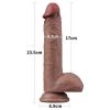 Lovetoy Dual Layered Silicone Cock 9'' (LV411047) — фото N11