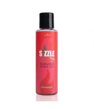 Sensuva Sizzle Lips Strawberry