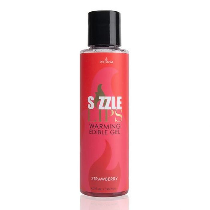 Sensuva Sizzle Lips Strawberry