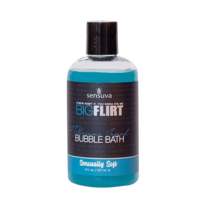Sensuva Big Flirt Pheromone Bubble Bath Sensually Soft