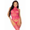 Leg Avenue High neck lace bodystocking — фото 3