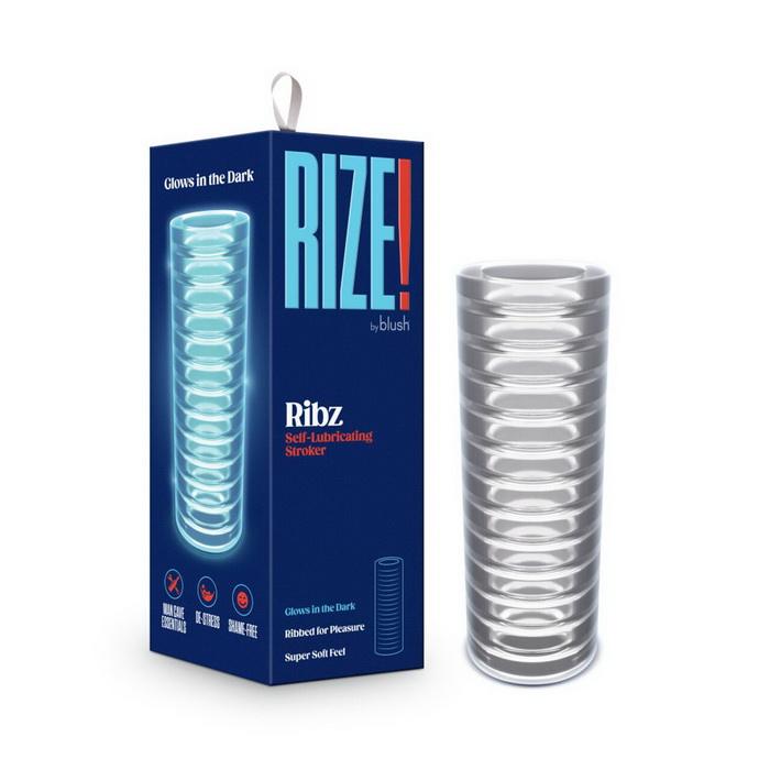 Blush Rize Ribz Glow in the Dark Masturbator