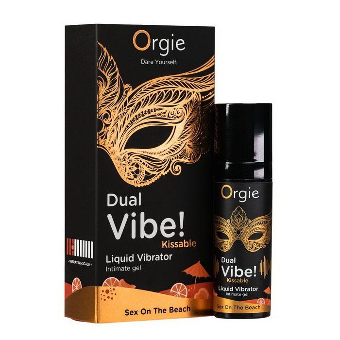 Orgie Dual Vibe! Sex On The Beach Kissable Liquid Vibrator