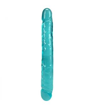 Doc Johnson Crystal Jellies 12" Jr. Double Dong