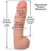 Doc Johnson The Realistic Cock ULTRASKYN 12 Inch Hung with Balls — фото 11