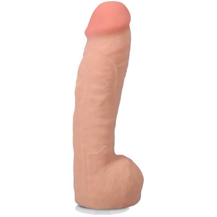 Doc Johnson The Realistic Cock ULTRASKYN 12 Inch Hung with Balls