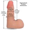 Doc Johnson The Realistic Cock ULTRASKYN 5 Inch with Balls — фото 11