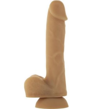 ADDICTION ANDREW 8″ Silicone Dong Caramel