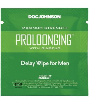 Doc Johnson Delay Wipe For Men