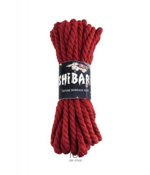 Хлопковая веревка для Шибари 8 м красная Feral Feelings Shibari Rope