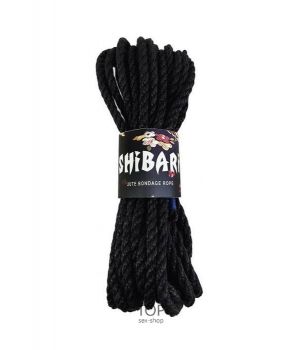 Джутовая веревка для Шибари 8 м черная Feral Feelings Shibari Rope