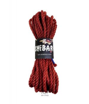 Джутовая веревка для Шибари 8 м красная Feral Feelings Shibari Rope