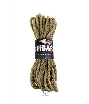 Джутовая веревка для Шибари 8 м серая Feral Feelings Shibari Rope