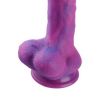 Hismith Purple Silicone Dildo with Vibe — фото N5