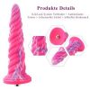 Hismith Silicone Dildo rose Monster Series — фото N2