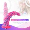 Hismith Silicone Dildo rose Monster Series — фото N3