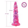 Hismith Silicone Dildo rose Monster Series — фото N4