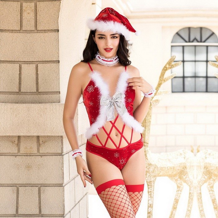 Эротический новогодний костюм JSY “Волнующая Санта”