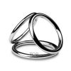 Sinner Gear Unbendable Triad Chamber Metal Cock and Ball Ring Large — фото N1