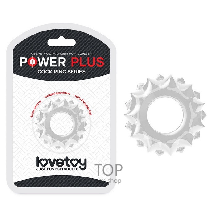 Lovetoy POWER PLUS Cockring Clear