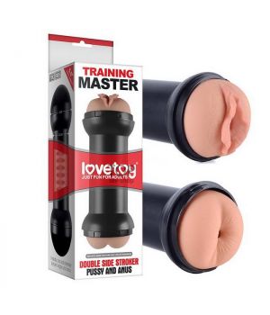 Двойной мастурбатор Lovetoy Training Master Double Side Stroker Pussy and Anus