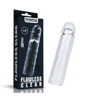 Lovetoy Flawless Clear Penis Sleeve Add 2 inch