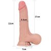 Lovetoy Sliding Skin Dual Layer Dong Whole Testicle 8.5'' — фото N26