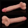 Lovetoy Sliding Skin Dual Layer Dong Whole Testicle 9.5'' — фото N7