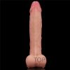 Lovetoy Sliding Skin Dual Layer Dong Whole Testicle 9.5'' — фото N12