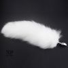 Анальная пробка с белым хвостом 41 см Lovetoy — фото N4